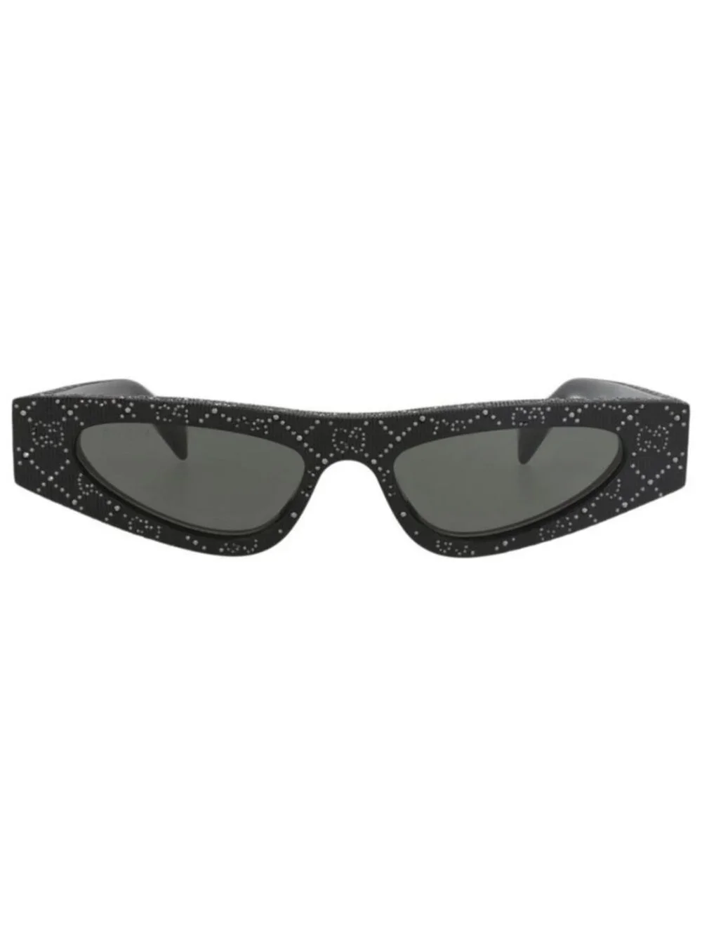 New Gucci Womens Cat Eye Black Black Grey Fashion Designer Sunglasses